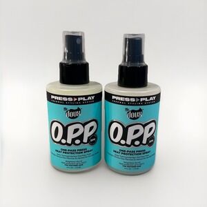 The Doux O.P.P. One-Pass Press Heat Protection Hair Spray LOT Of 2- 4 fl oz Each